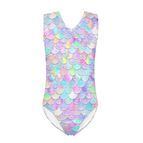 Image of Mumeson Girls One Piece Swimsuits Lightweight V-Neck Swimwear Bathing Suits for Little Girls 3-14 Years