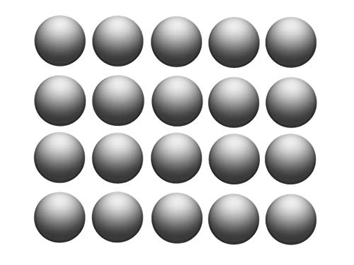 100 X 0.68 Cal. Red PVC/Nylon Riot Balls Self Defense Less Lethal Practice Paintball