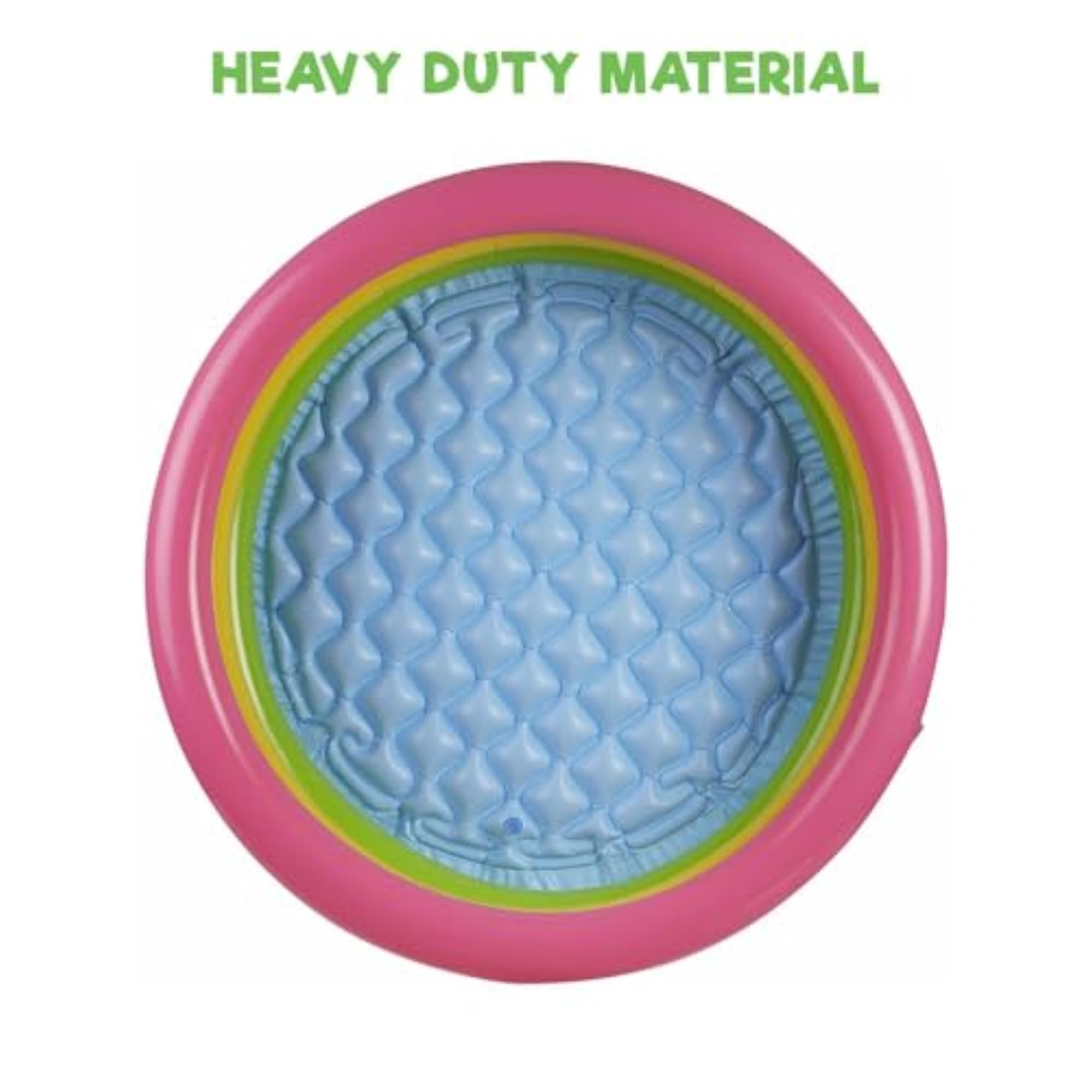Kids Swimming Pool 2 Feet Round with Dual-Layer Bottom