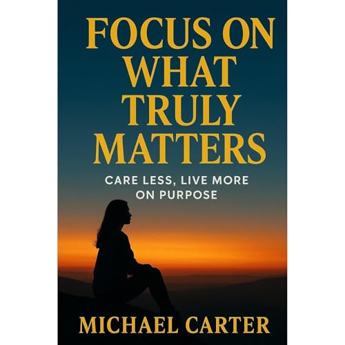 Focus On What Truly Matters Audiolibro Por Michael Carter arte de portada