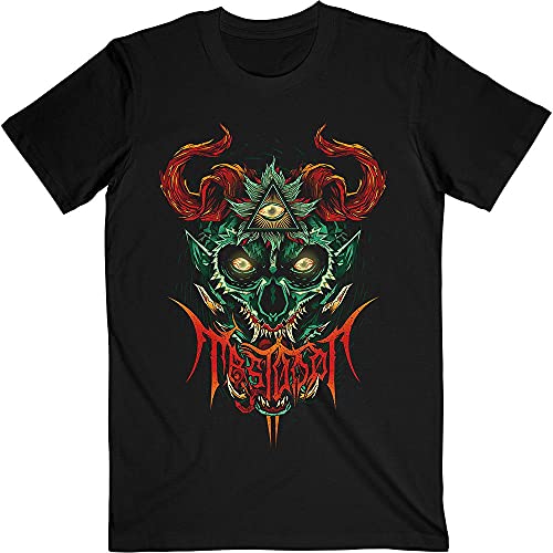 Mastodon T Shirt Leaf Beast Band Logo Nouveau Officiel Homme Noir Size XL
