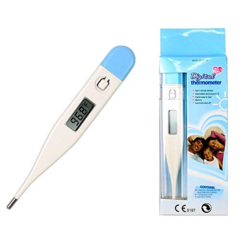 Digital Thermometer, Accurate and Fast Readings with Memory - °F