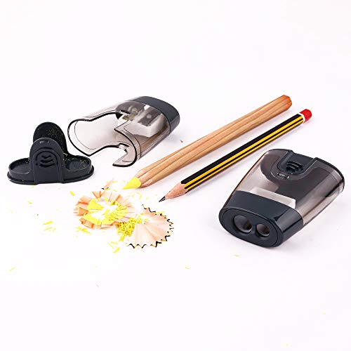 Eagle Manual Pencil Sharpener, 2 Holes, For Standard And Jumbo Color Pencils, 24×51×63 Mm, Perfect For Kids, Pack Of 2 #TOP3