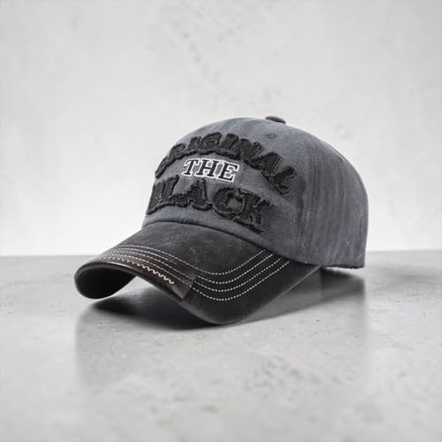 Image of Men's Cotton Baseball Cap, Adjustable Back Closure, Unisex, Casual Style, for Outdoor Lifestyle