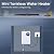 Palm-Sized Tankless Water Heater Electric 110V Under Sink Small Hot Water Heater Instant On Demand for Kitchen Bathroom 3000W (Round Screen)