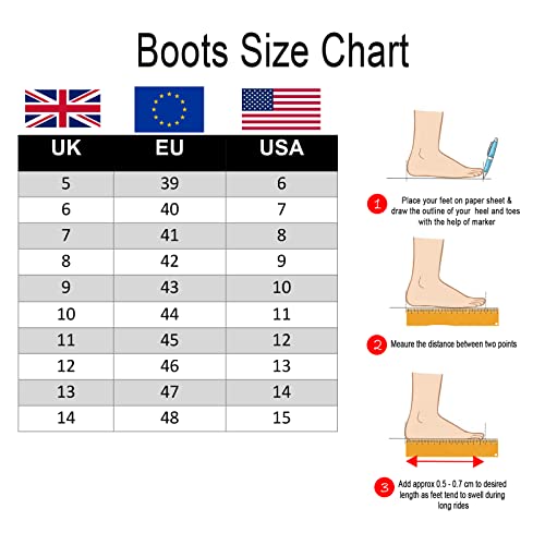 Profirst 10017A Motorbike Leather Boots Motorcycle Waterproof Motorbike Shoes Armored Boot Protection Anti Slip Racing Sports thumb #5