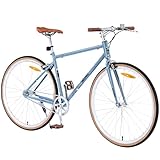 ECARPATEYE 700C Mens Road Race Bike Retro Style,...
