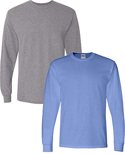 Image of Gildan Adult DryBlend Long Sleeve T-Shirt, Style G8400, 2-Pack
