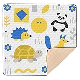 Multifonction : compatible avec de nombreux tapis de jeu pour bébé, ce tapis de jeu pour sol est parfait pour une utilisation en extérieur et en intérieur, il peut être utilisé dans les salles de jeux pour enfants, les salons, les couloirs, les chambres, les tables de chevet et d'autres lieux de divertissement. Il peut également être utilisé comme tapis d'éveil pour bébé, tapis de jeu de voyage pour bébé, tapis de lit pour chien.