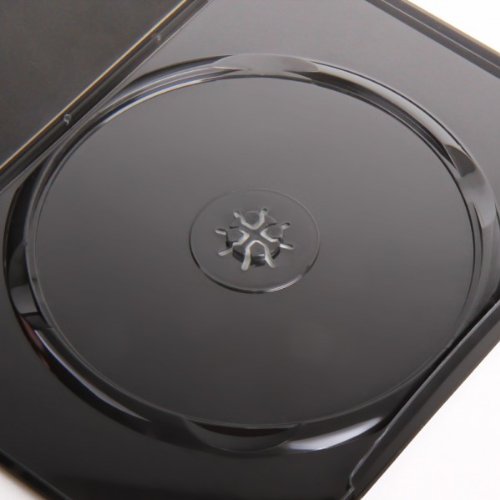 Amaray Boitiers DVD, Slim 7 mm, Machine-Pack-Quality, Noir, 100 pièces