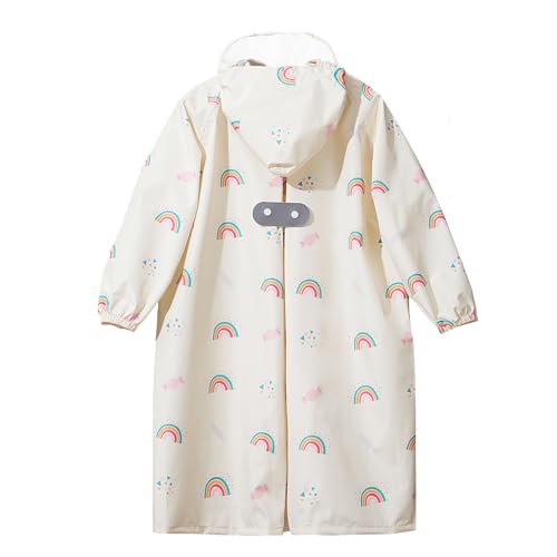 Hovkib Toddler Kids Raincoat Boys Girls Rain Jacket Waterproof Rain Poncho Reusable Outwear Rainwear Rain Suit