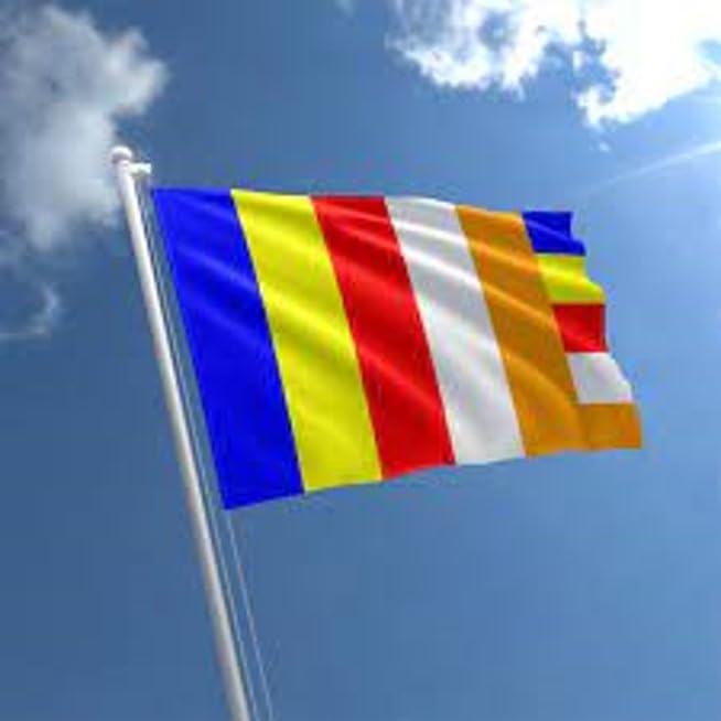 UNIq BUDDHIST PEACE FLAG NEW BUDDHISM TIBET TIBETAN PANCHSHEEL MONK Religious Outdoor Flag in Satin Cloth Fabric. For Homes/Temple/Rally/Religious Meetings. - 40 X 60 Inches (B0CWW73TSS) Amazon Price History, Amazon Price Tracker