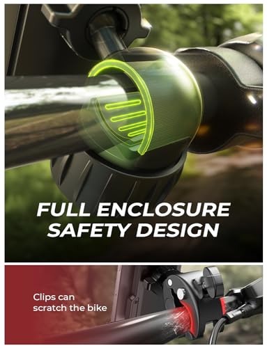 LISEN Bike Phone Mount Holder, [Ultra-Stable] [Easy Installation] 2024 Phone Holder for Bike with Upgraded Handlebar Clamp, Fit iPhone 15 Pro Max 14 13 All 4.5-7" Phones, Blue