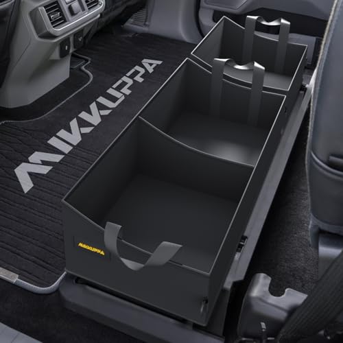 MIKKUPPA Truck Under Seat Storage - Replacement for 2015-2026 Ford F150 F250 F350 3 Compartments Truck Tool Box Organizer Underseat Storage Bag