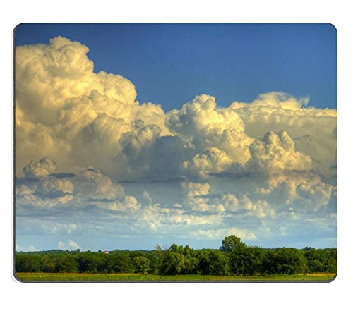 17P10010 Creativity Mousepad Gaming Mouse Pad Fluffy Sunset Single Natural Rubber Material