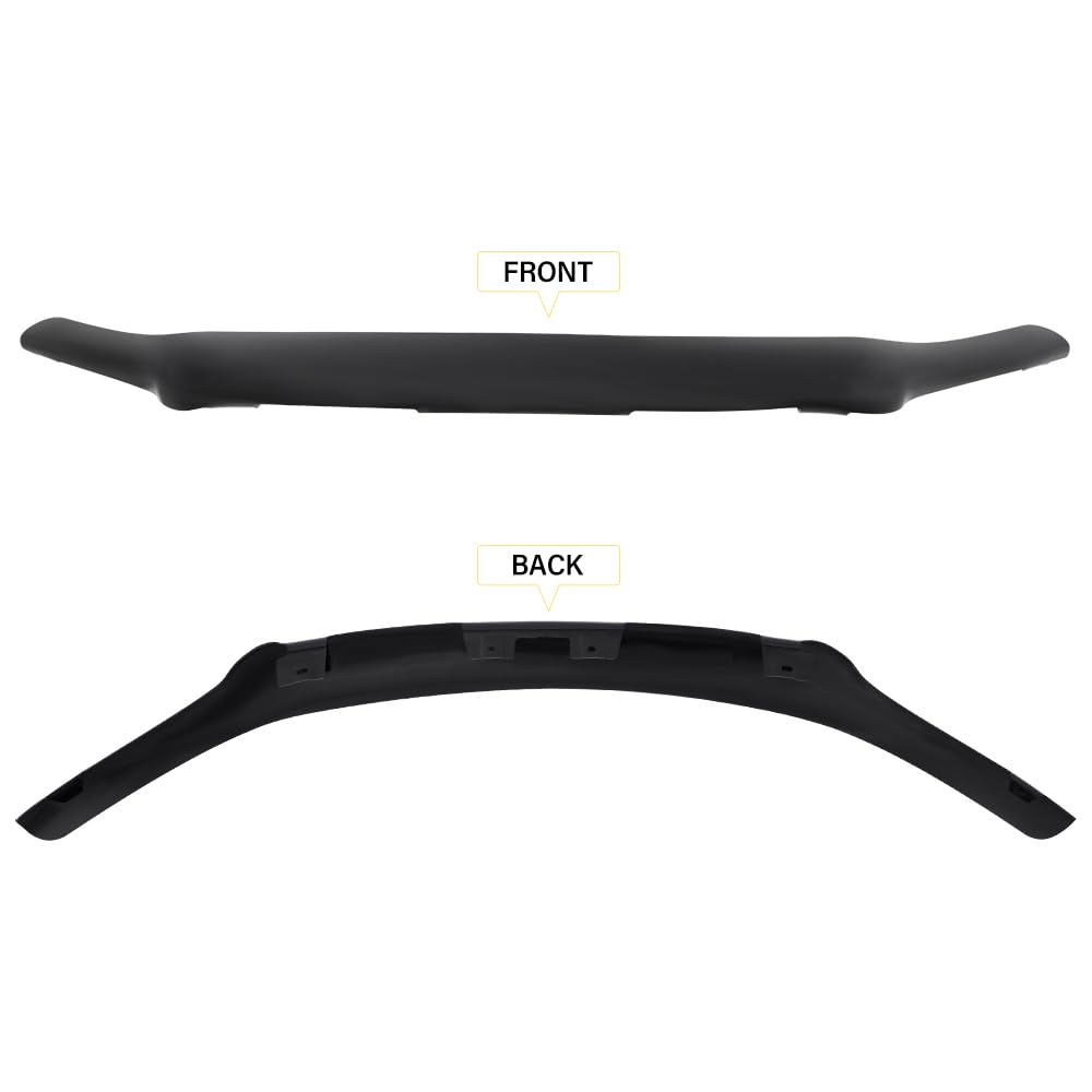 Protector de capó para Toyota Hilux 2021-2024 Hilux AN110 AN120 AN130 MK8 Pick-up, Protector de Insectos para capó Acrílico negro