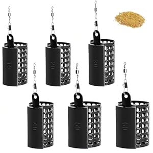 SRTSTR 6 Stück Futterkorb Angel Set