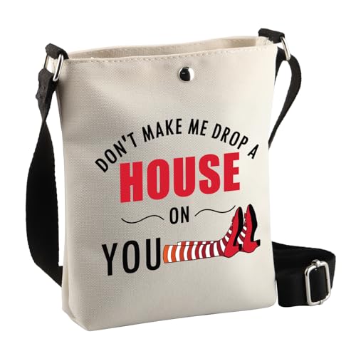 BDPWSS Don't Make Me Drop a House On You Wizard Fans Crossbody Bags for Women Friend