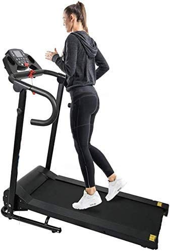 Image of Office Desk Treadmill,Indoor Treadmill,Ultra-Quiet,Shock-Absorbing,Multifunctional,Foldable Electric Treadmill,Black