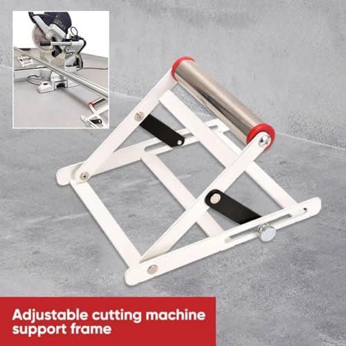 Support de machine de découpe réglable en lot de 2 pour cadre de scie à table - 8