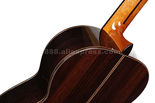 CJWSLYT Guitare professionnelle faite à la main 99,1 cm avec dessus en cèdre/corps en palissandre massif + étui rigide… - Les Beatles, Paul McCartney, John Lennon, RIngo Starr, George Harrison CJWSLYT Guitare professionnelle faite à la main 99,1 cm avec dessus en cèdre/corps en palissandre massif + étui rigide… – Image 5