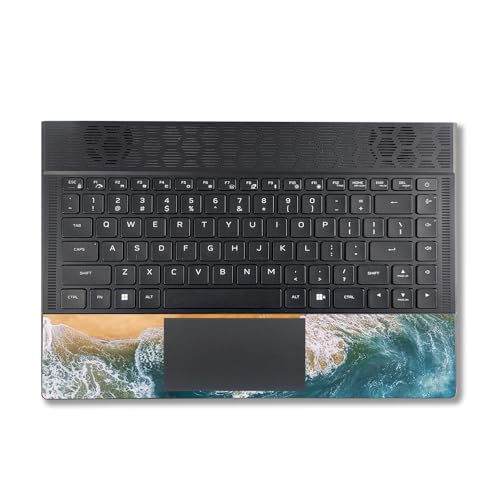 Image of MightySkins Skin Compatible with Alienware X14 R2 (2023) Full Wrap Kit - Sea and Sand | Protective, Durable, and Unique Vinyl Decal wrap Cover | Easy to Apply & Change Styles | Made in The USA