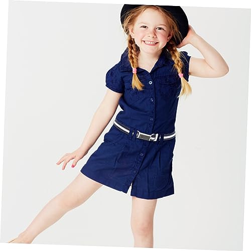 4pcs Elastic Boys and Girls Belts Stretchy Waist Belts for Boys and Girls Includes Stars Stars Dots and Stripes for Jeans Skirts and Casual Outfits4