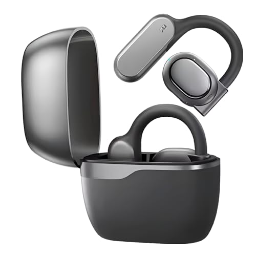 Fone de Ouvido Condução Óssea TWS Bluetooth 5.2 IPX5 35H PEI853 Preto