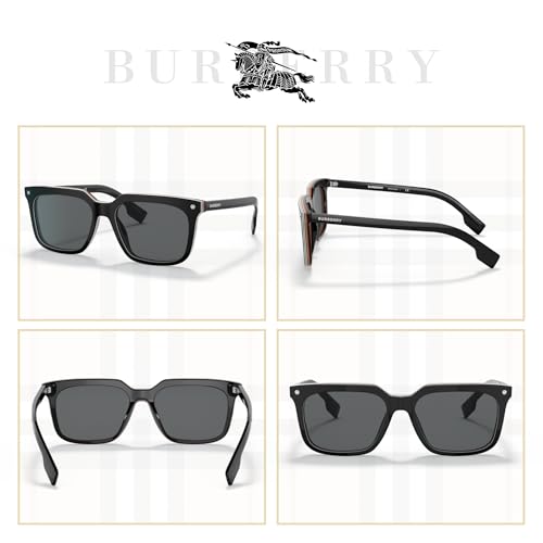 BURBERRY Carnaby BE4337 Square Sunglasses for Men +BUNDLE with ACCESSORY EYEWEAR KIT3