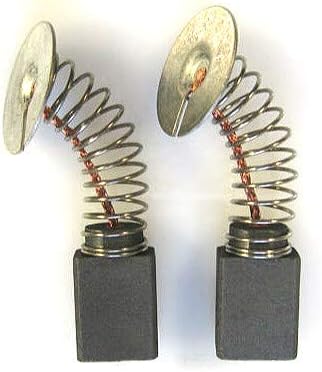 2 Carbon Brushes For Dewalt BK05 BK06 SAW DW849 POLISHER (BK05 (7mm x 10.4mm x 17mm）