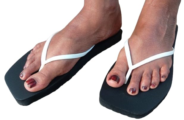 Image of Sweety's Women's Ultra Light Soft Rubber Slipper - Comfortable Durable Anti-Skid Flip Flops