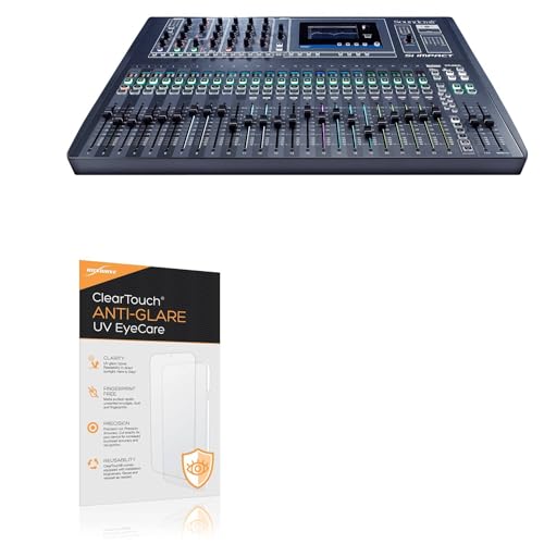 BoxWave Screen Protector Compatible With Soundcraft Si Impact - ClearTouch Anti-Glare Anti-UV EyeCare (2-Pack), Filters out Harmful Blue Light Reduce Fatigue