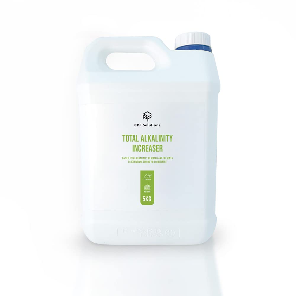 CPF Solutions 5kg Total Alkalinity Increaser, TA+, TA Raiser for increasing the Total Alkalinity levels in your Spa, Hot Tub or Pool
