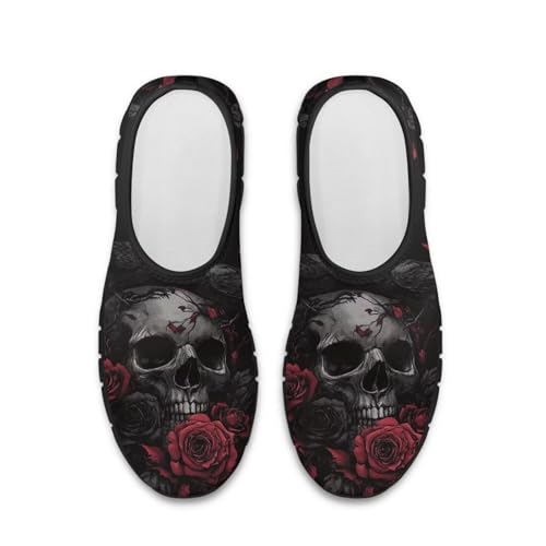 American Flag Mens Slip On Loafers for Casual wear Light Comfort Walking Shoes Breathable Slide Closed Toe Garden Slippers SizeUS 5-142