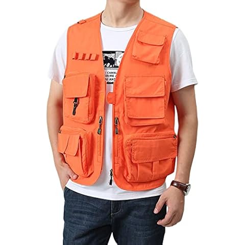 Perbai Men's Lightweight Fishing Vest Cover