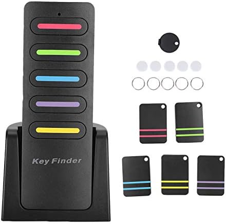 Remote Item Locator 5 in 1 Wireless Key Finder Remote Locator Lost Receiver Alarm Finder for Wallet Key