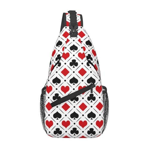 Morrales Sling Bag con diseño de símbolos para hiking miniatura 1