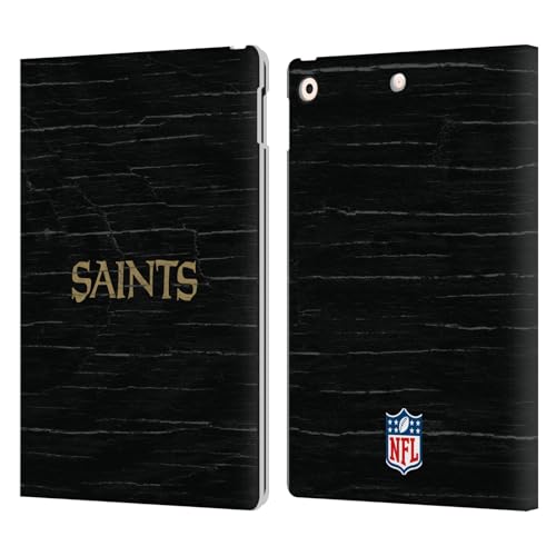 Étui portefeuille NFL New Orleans Saints pour iPad 10.2 en cuir