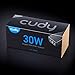 Cudy New 30W Gigabit PoE Injector Adapter, 30W,10/100/1000Mbps RJ-45, IEEE 802.3af / 802.3at Compliant, up to 100 Meters (325 Feet), PoE200