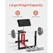 Happybuy Weight Bench with Leg Extension, Strength Training Benches, Max Load 440 LBS Home Gym Bench Fitness Equipment, Seated Arm Isolated Barbell Dumbbell Bicep Station, Workout Bench