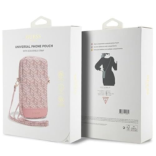 Sac pour téléphone Guess Zip GCube Bottom Stripe Cuir écologique Sangle réglable - vue 7