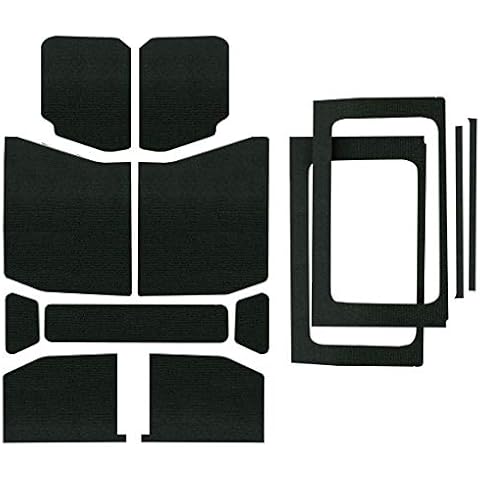 Design Engineering 050178 Boom Mat Black Complete Sound Deadening Kit Compatible with 4-Door Jeep Wrangler JL (2018-up) Cover