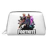 化粧ポーチ フォートナイト レディース メイクポーチ 化粧バッグ メンズ トラベルポーチ レザー 小物入れ かわいい おしゃれ 可愛い 化粧品収納 大容量 防水 多機能 旅行 持ち運び便利