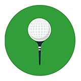 MAGJUCHE Golf Themed Stickers, Birthday or Retirement Party Favor Labels, 2 Inch, 40-Pack