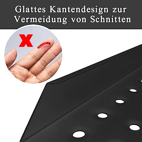 ACXIN 2 Stück Auffahrrampe, Antirutsch Verladerampe Laderampen für Motorrad ATV Quad PKW Auto, Max 400 kg Laderampe aus Verzinkter Stahl, 135 x 23 cm (Schwarz)