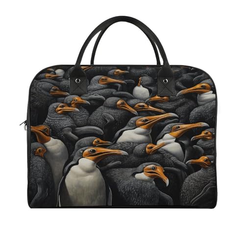 Maletín ligero con diseño de pingüinos para portátil miniatura 3