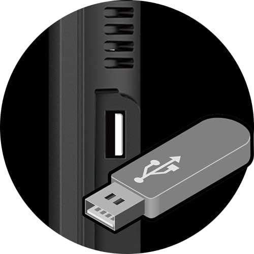 Close-up of USB port on efergy Elite-Max display