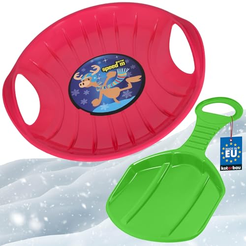 KOTARBAU® 2er Set Popo - Rutscher Kinder - Schlitten –...