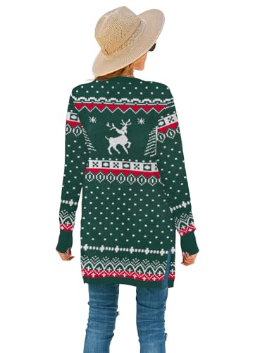 Image of TASAMO Cardigan Sweaters for Women Long Sleeve Open Front Casual Knit Fall Coat Oversized Soft Outwear with Pockets