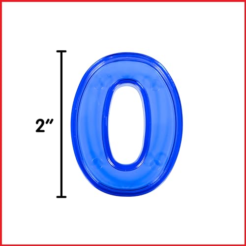 edx education Transparent Numbers Set - Mini Jar - Colorful, Plastic Numbers - Light Box Accessory - Sensory Play - Math Manipulative